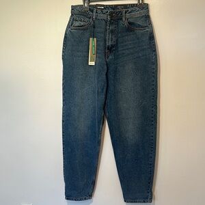 NOISY MAY Relaxed fit high waist barrel leg Stella Blue Denim Jeans NWT